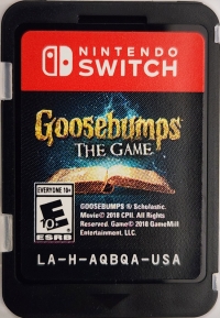 Goosebumps: The Game Box Art