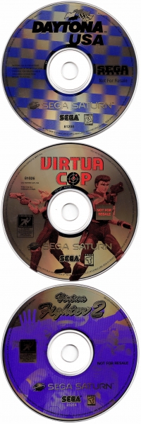 Virtua Fighter 2 / Virtua Cop / Daytona USA Box Art