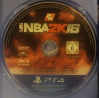 NBA 2K16 (Anthony Davis cover / square hologram label) Box Art