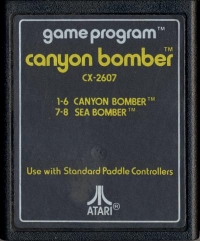 Canyon Bomber (text label) Box Art