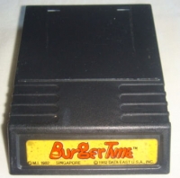 BurgerTime (yellow label) Box Art