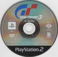 Gran Turismo 3: A-spec (Not to be sold separately) Box Art
