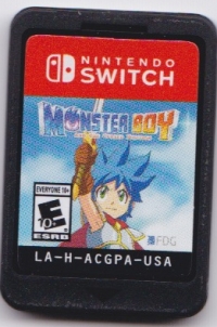 Monster Boy and the Cursed Kingdom (Includes Instruction Booklet + Sticker Sheets) Box Art