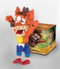 Crash Bandicoot Collectible Micro Block figure Gamestop Pre-Order Bonus  Promo