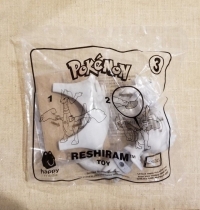 Pokémon 2018 McDonald's Toy - Reshiram #3 Box Art