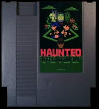 Haunted: Halloween '86 (gray cartridge) Box Art