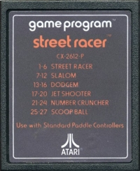 Street Racer (orange text label) Box Art