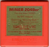 Miner 2049er (gold text label) Box Art