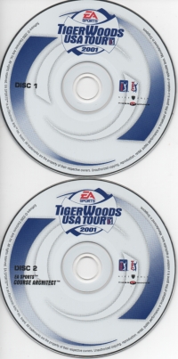 Tiger Woods USA Tour 2001 Box Art