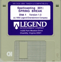 Steve Meretzky's Spellcasting 301: Spring Break (3.5 Disk) Box Art