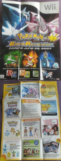 Pokémon Battle Revolution Collectible Poster Box Art