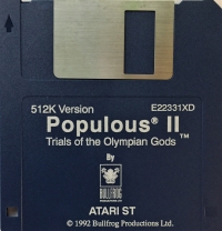 Populous II: Trials of the Olympian Gods (New 512K Version) Box Art