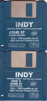 Indiana Jones and the Last Crusade: The Action Game - Kixx Box Art