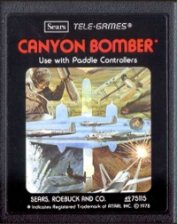 Canyon Bomber (Sears picture label) Box Art