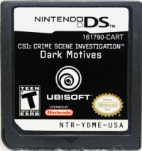 CSI: Crime Scene Investigation: Dark Motives Box Art