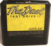 Test Drive II: The Duel (yellow label) Box Art