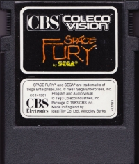 Space Fury Box Art