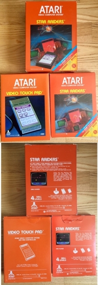 Star Raiders with Video Touch Pad Box Art
