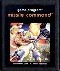 Missile Command (1987 / 1987 cartridge) Box Art