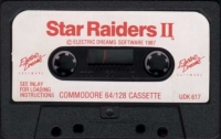 Star Raiders II (cassette) Box Art