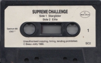 Supreme Challenge (cassette) Box Art