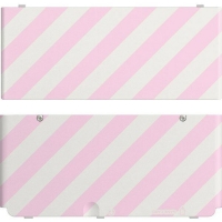New Nintendo 3DS Cover Plates No.014 - Pink Stripes Box Art