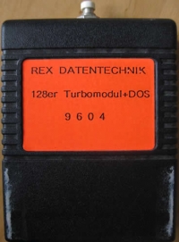 Rex Datantechnik 128er Turbomodul+DOS Box Art