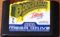 Boogerman: A Pick and Flick Adventure (black cart) Box Art