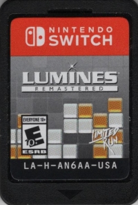 Lumines Remastered (white logo) Box Art