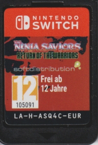 Ninja Saviors, The: Return of the Warriors (Softdistribution) Box Art