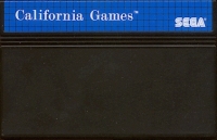 California Games (blue label) Box Art