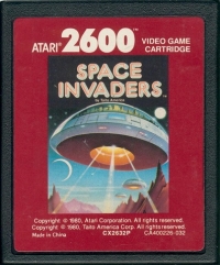Space Invaders (red picture label) Box Art