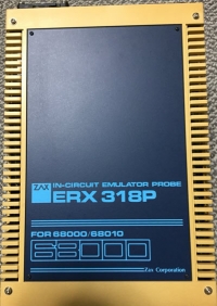 Zax Corporation ERX 318P In-Circuit Emulator Probe Box Art