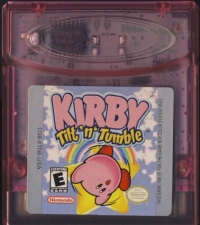Kirby Tilt 'n' Tumble Box Art