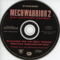 Mechwarrior 2: 31st Century Combat (Orchid Righteous 3D Video Cards version) Box Art