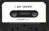 One Day Cricket Box Art