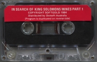 Search for King Solomon's Mines, The Box Art