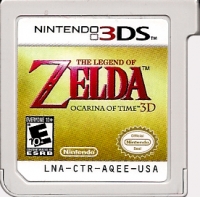 Legend of Zelda, The: Ocarina of Time 3D (74524A) Box Art