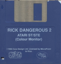 Rick Dangerous 2 - Kixx Box Art