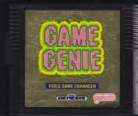 Galoob Game Genie (gold label) Box Art
