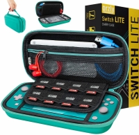 Orzly Switch Lite Carry Case - Turquoise Blue Edition Box Art