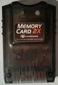 Performance Memory Card 2X (Black Ice) Box Art