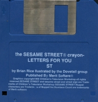 Sesame Street Crayon: Letters For You Box Art