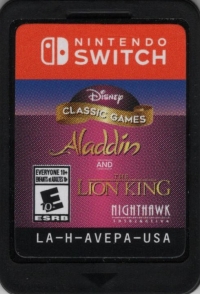 Disney Classic Games: Aladdin and The Lion King - Retro Edition (box) Box Art