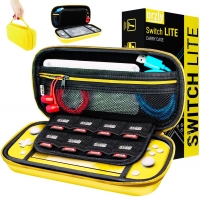 Orzly Switch Lite Carry Case - Yellow Edition Box Art