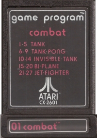 Combat (Text # Label) Box Art