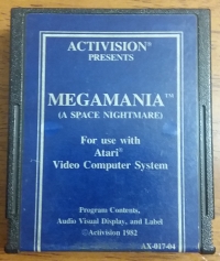 Megamania (blue label) Box Art