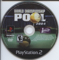 World Championship Pool 2004 Box Art