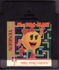 Ms. Pac-Man (Tengen) Box Art