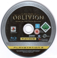 Elder Scrolls IV, The: Oblivion - Game of the Year Edition - Platinum Box Art
